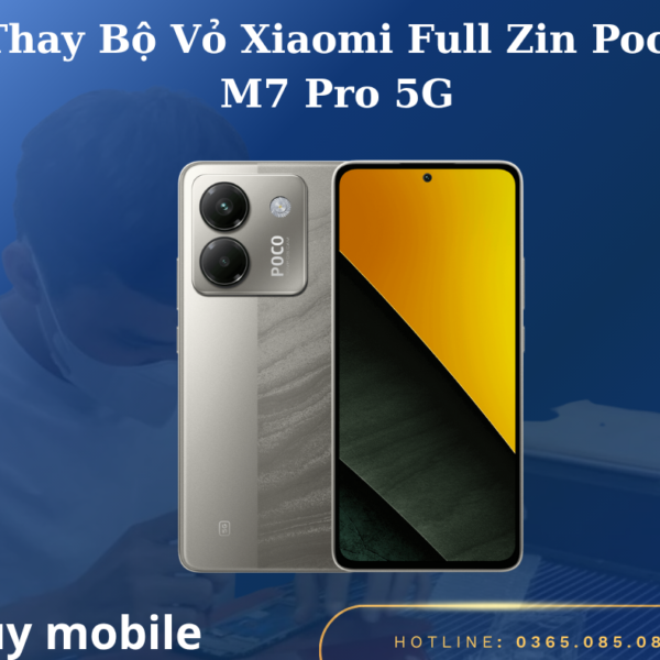 Thay Bộ Vỏ Xiaomi Full Zin Poco M7 Pro 5G