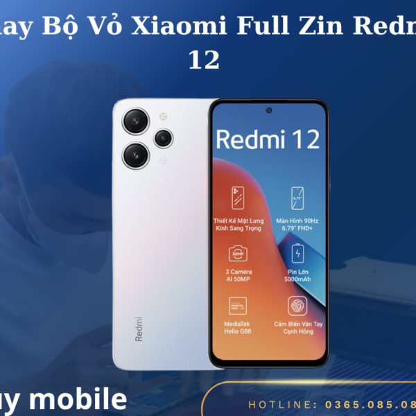 Thay Bộ Vỏ Xiaomi Full Zin Redmi 12