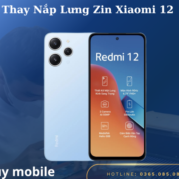 Thay Nắp Lưng Zin Xiaomi 12