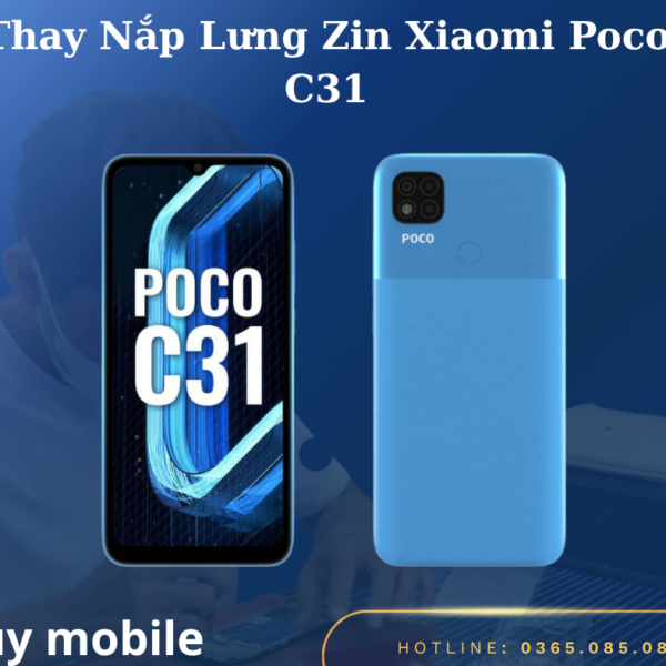Thay Nắp Lưng Zin Xiaomi Poco C31