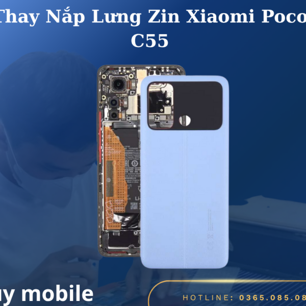 Thay Nắp Lưng Zin Xiaomi Poco C55