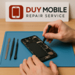 Ép kính điện thoại lấy liền tại thủ đức duy mobile