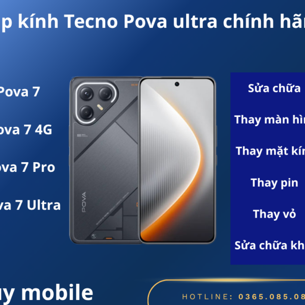 Ép kính Tecno Pova 7 ultra chính hãng