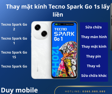 Thay Mặt Kính Tecno Spark Go 1s Tại Duy Mobile?