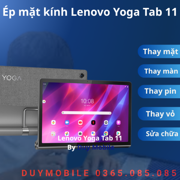 Ép mặt kính Lenovo Yoga Tab 11