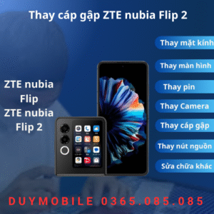 Dịch vụ sửa chữa điện thoại ZTE và Nubia tại Duy Mobile