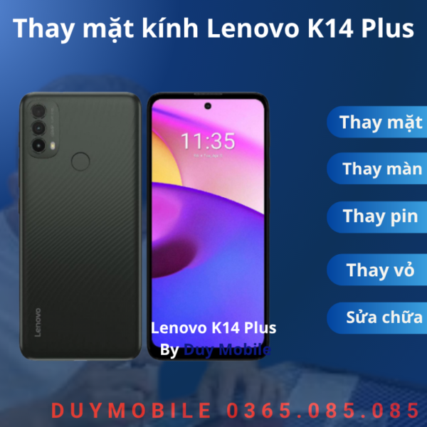 Thay mặt kính Lenovo K14 Plus