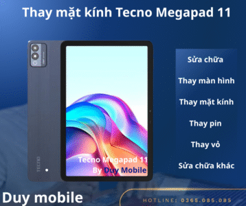 Thay mặt kính Tecno Megapad 11