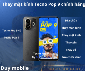Thay mặt kính Tecno Pop 9 chính hãng