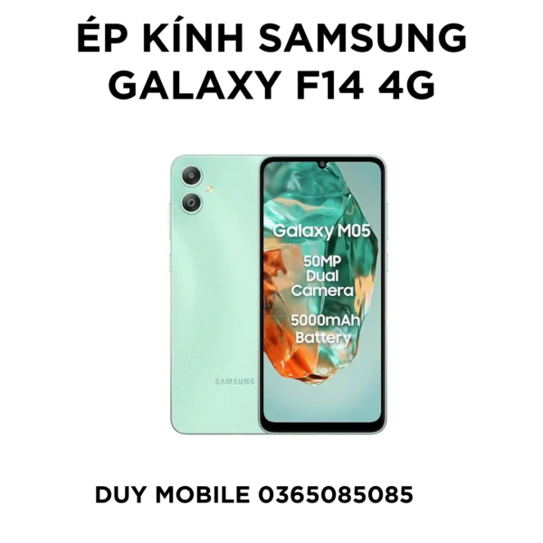 Ép kính Samsung Galaxy F14 4G