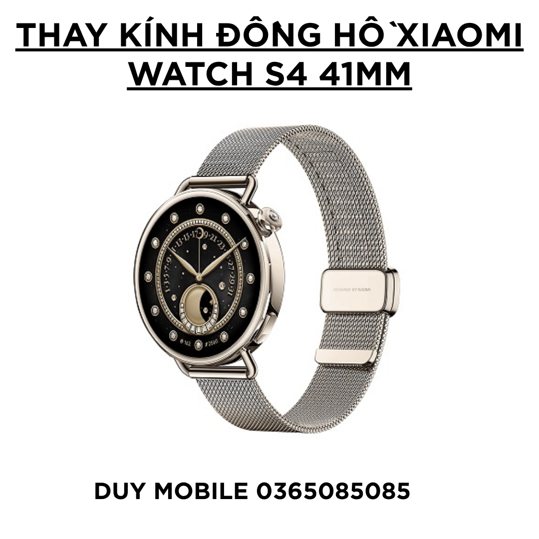 1 Thay kính đồng hồ Xiaomi Watch S4 41mm - Ảnh 1