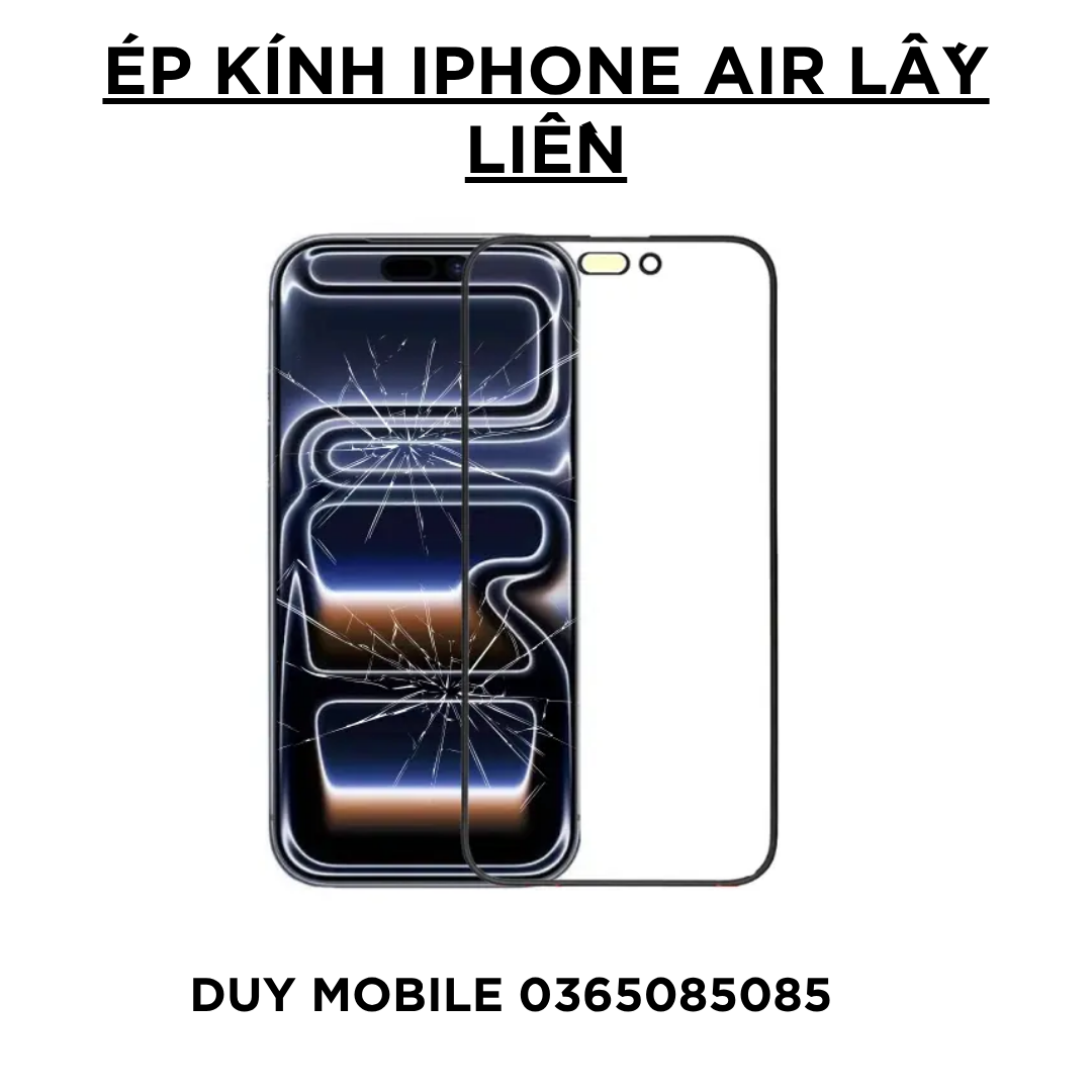 Ép kính iPhone AIR lấy liền Ép kính iPhone AIR lấy liền - Ảnh 2
