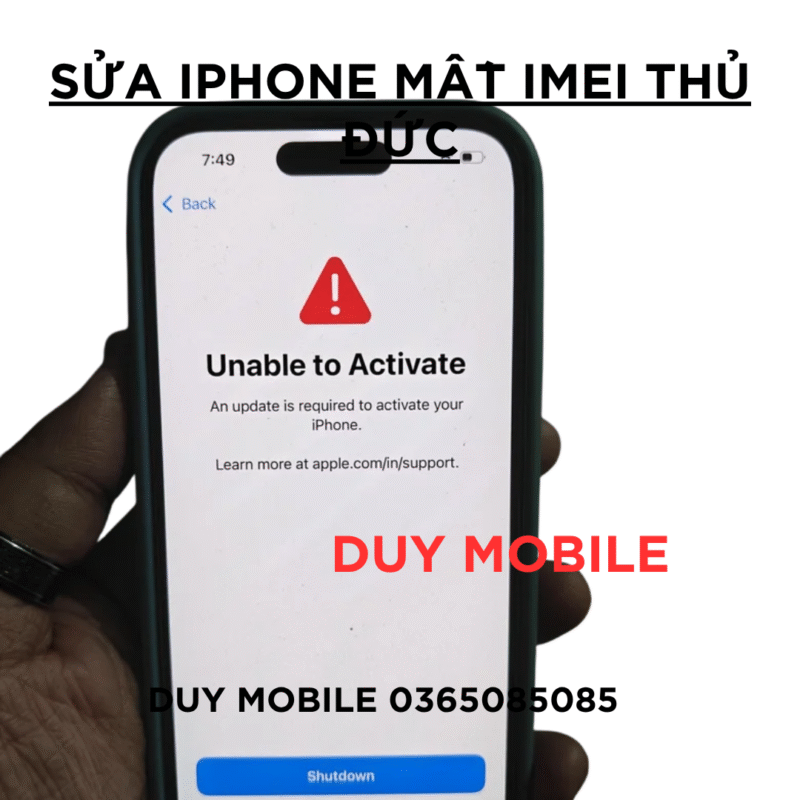 Sửa iPhone Mất IMEI Thủ Đức