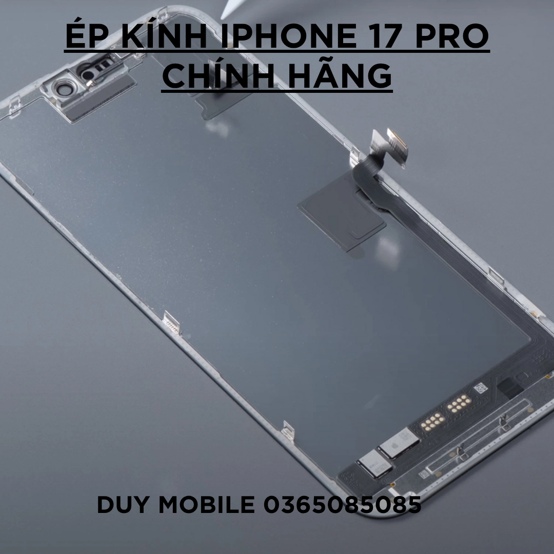 Ép kính iPhone 17 Pro chính hãng Ép kính iPhone 17 Pro chính hãng - Ảnh 3