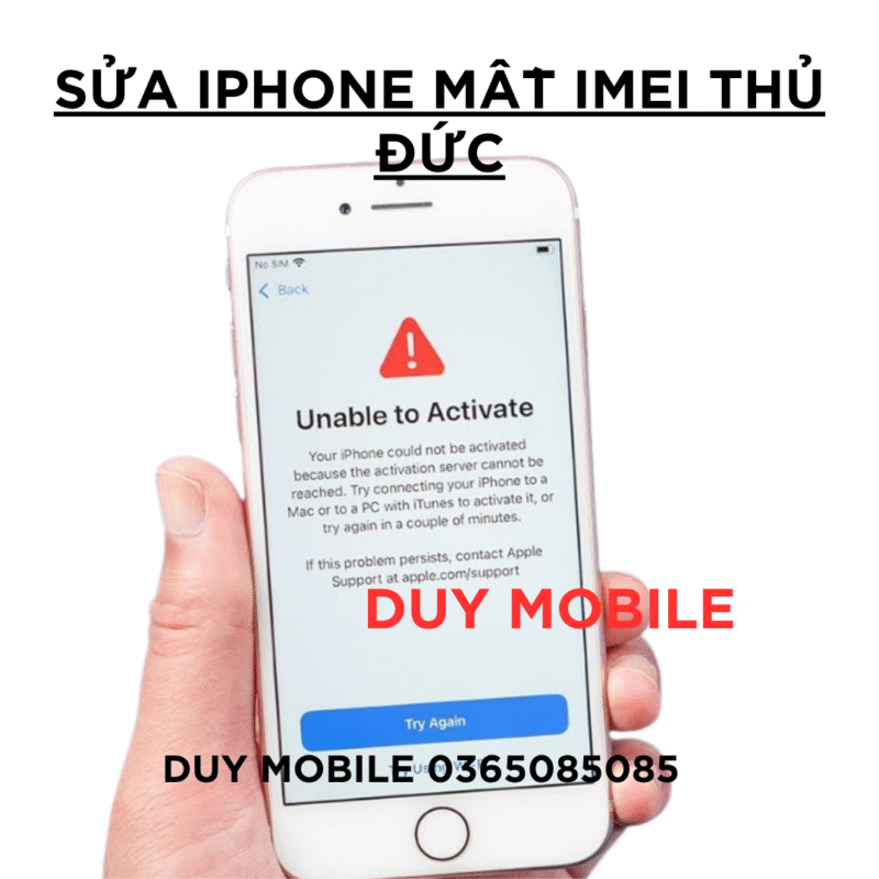 Sửa iPhone Mất IMEI Thủ Đức
