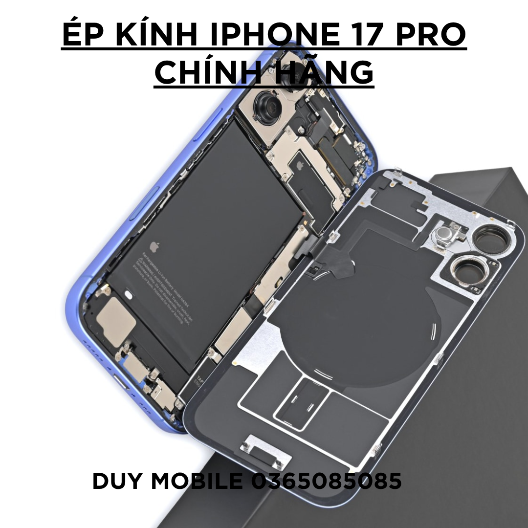 Ép kính iPhone 17 Pro chính hãng Ép kính iPhone 17 Pro chính hãng - Ảnh 5