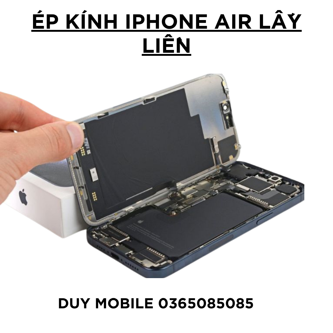 Ép kính iPhone AIR lấy liền Ép kính iPhone AIR lấy liền - Ảnh 4