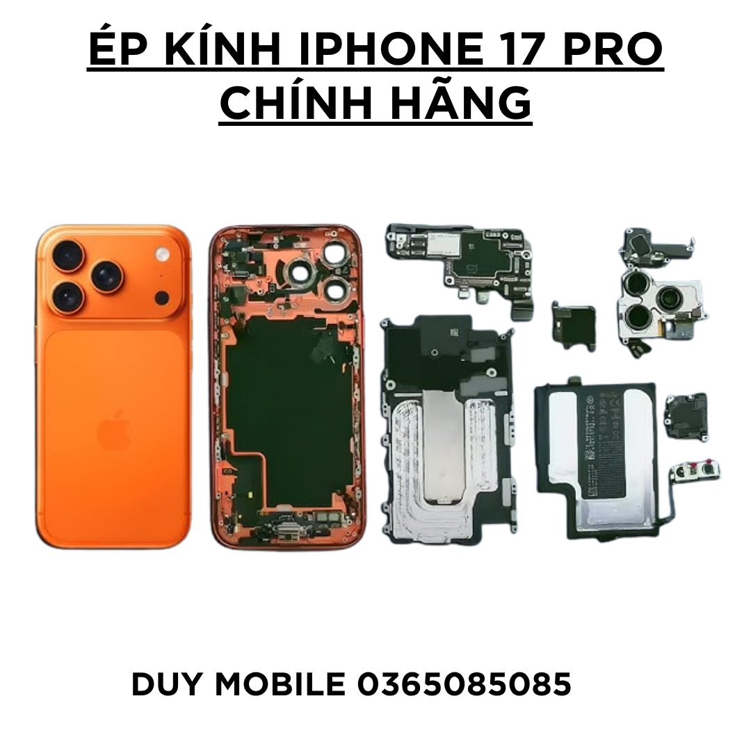 Ép kính iPhone 17 Pro chính hãng Ép kính iPhone 17 Pro chính hãng - Ảnh 6