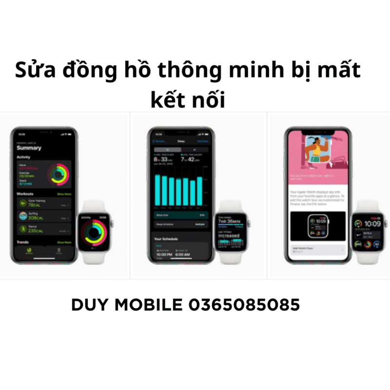 Sửa đồng hồ thông minh bị mất kết nối