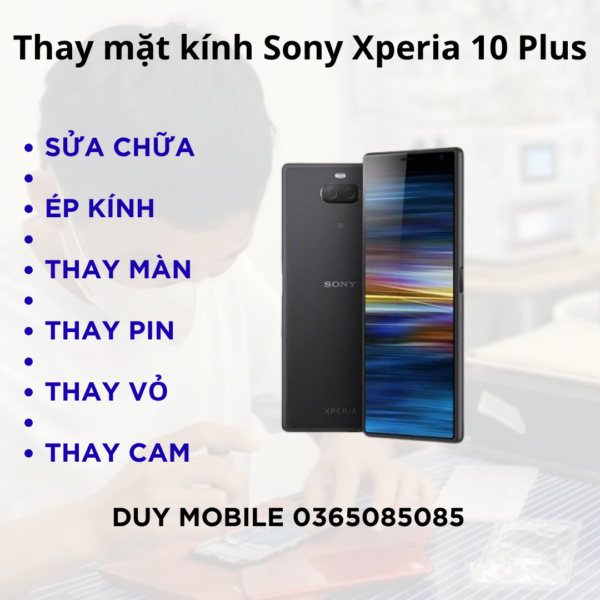 Thay mặt kính Sony Xperia 10 Plus