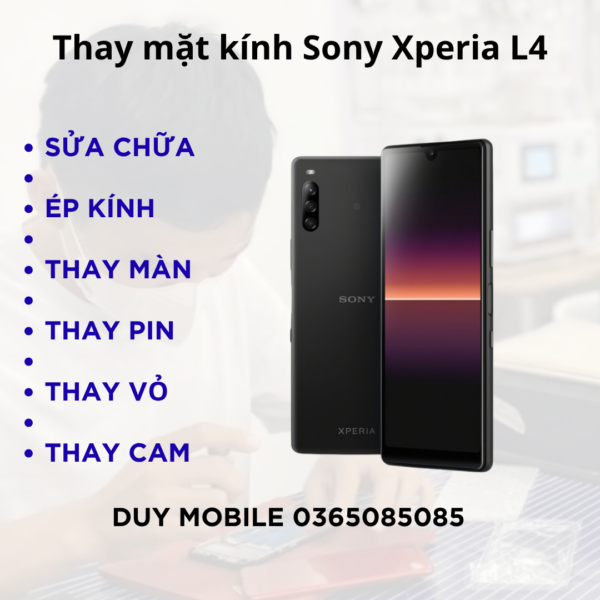 Thay mặt kính Sony Xperia L4