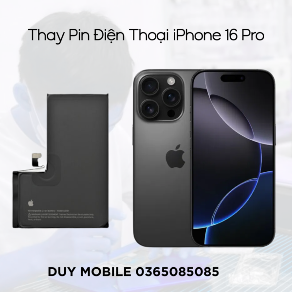 Thay Pin Điện Thoại iPhone 16 Pro