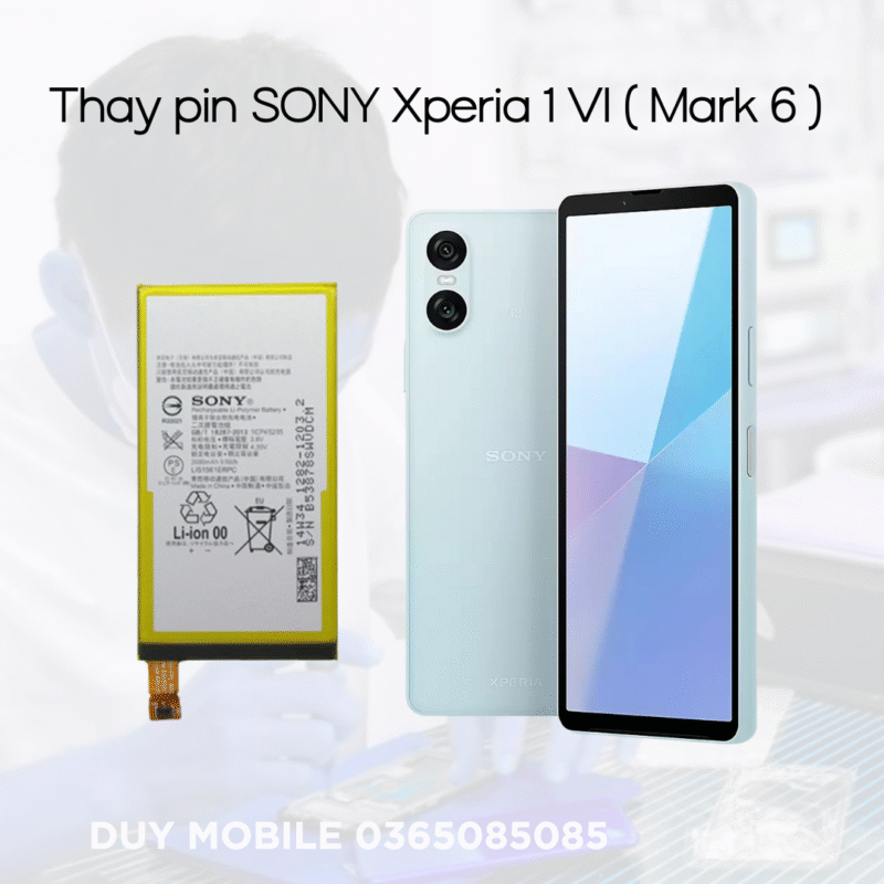 Địa Chỉ Thay Pin Sony Xperia Uy Tín Tại TP.HCM | Duy Mobile – Chính Hãng, Lấy Liền, Bảo Hành 6 Tháng
