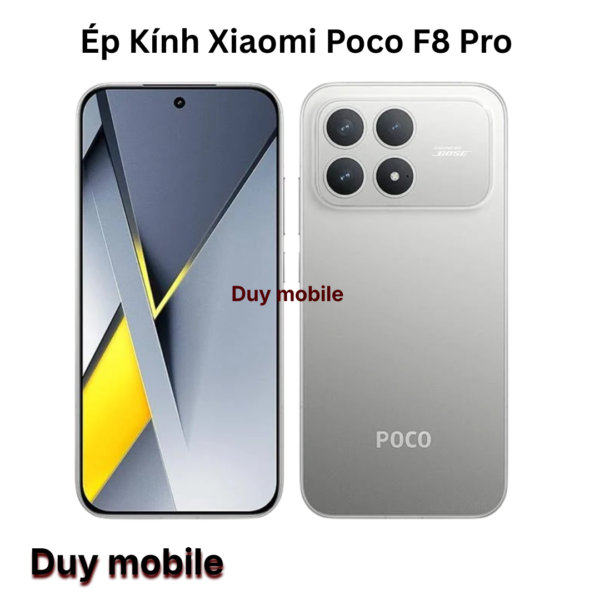 Ép Kính Xiaomi Poco F8 Pro
