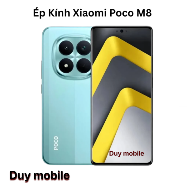 Ép Kính Xiaomi Poco M8