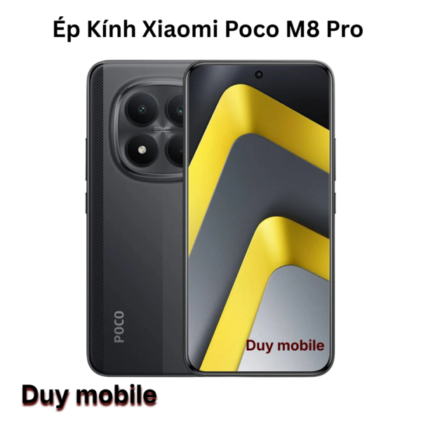 Ép Kính Xiaomi Poco M8 Pro