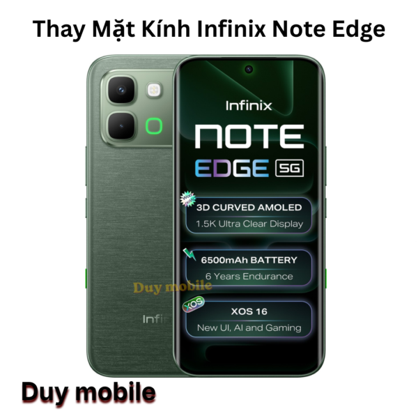 Thay Mặt Kính Infinix Note Edge