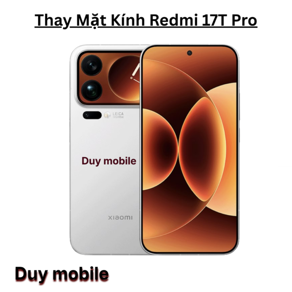 Thay Mặt Kính Redmi 17T Pro