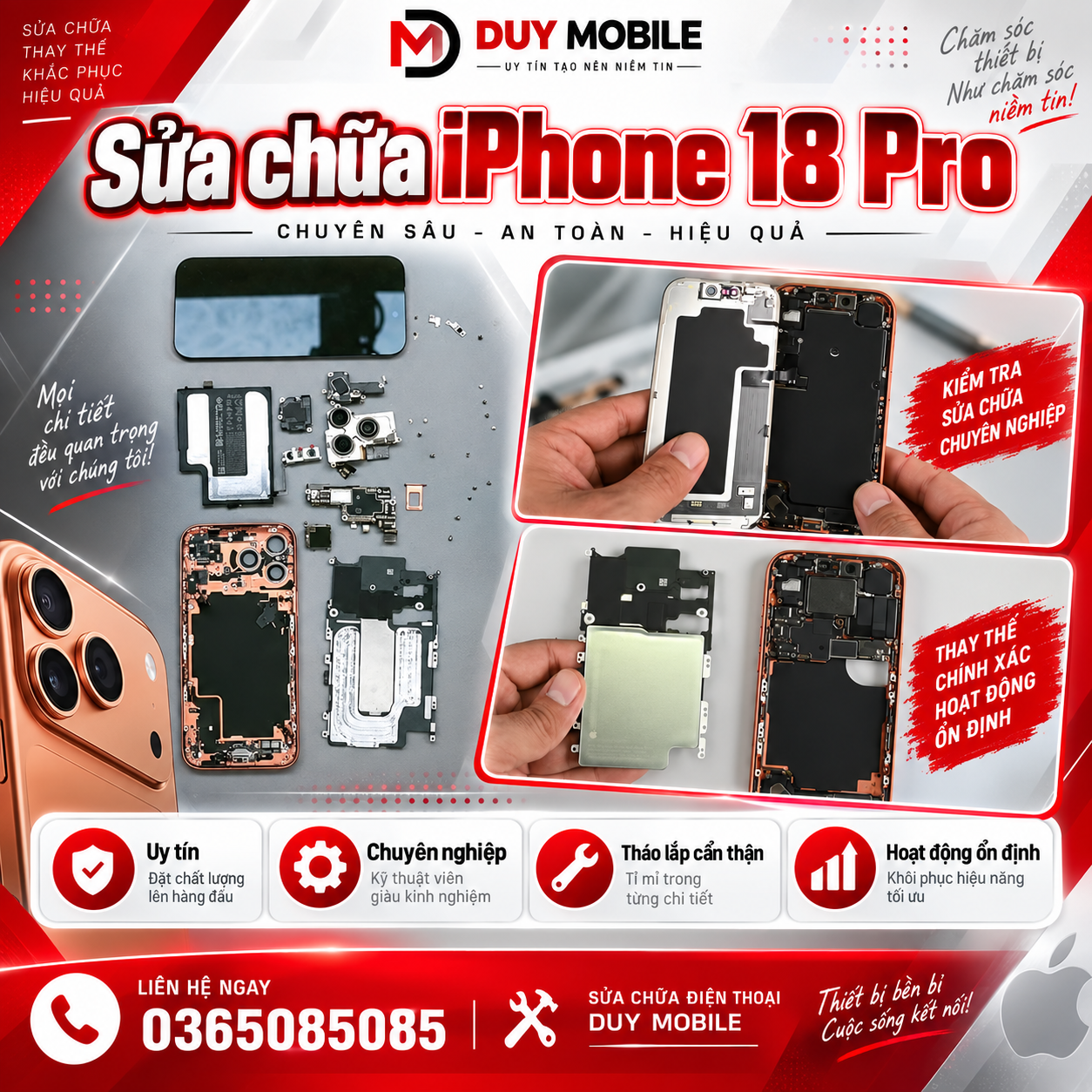 Sua chua iPhone lay lien sua chua 18 Pro tai thu duc 2